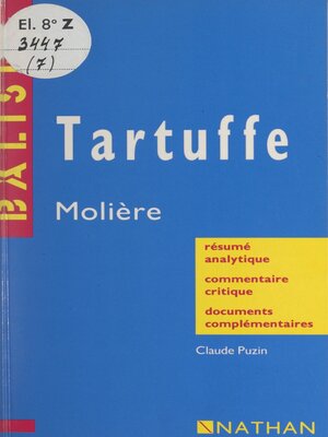 cover image of Tartuffe